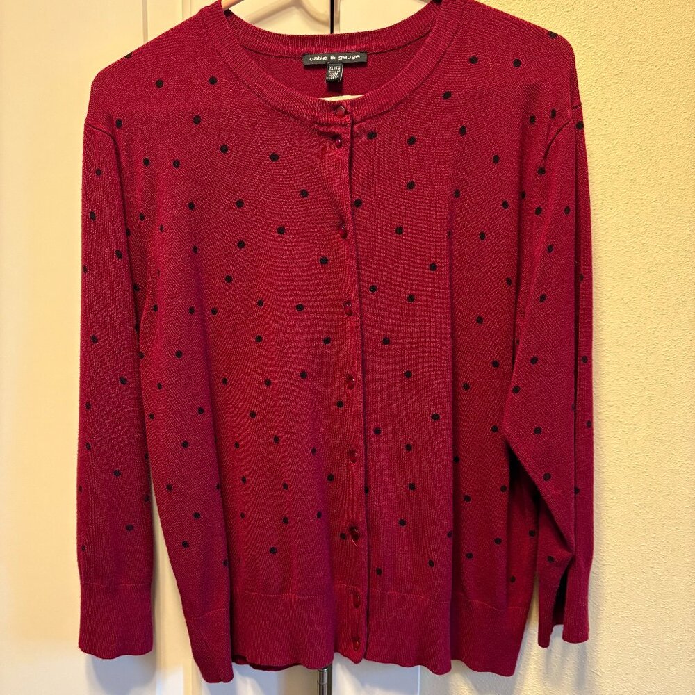 Cable & Gauge Cardigan Size XL